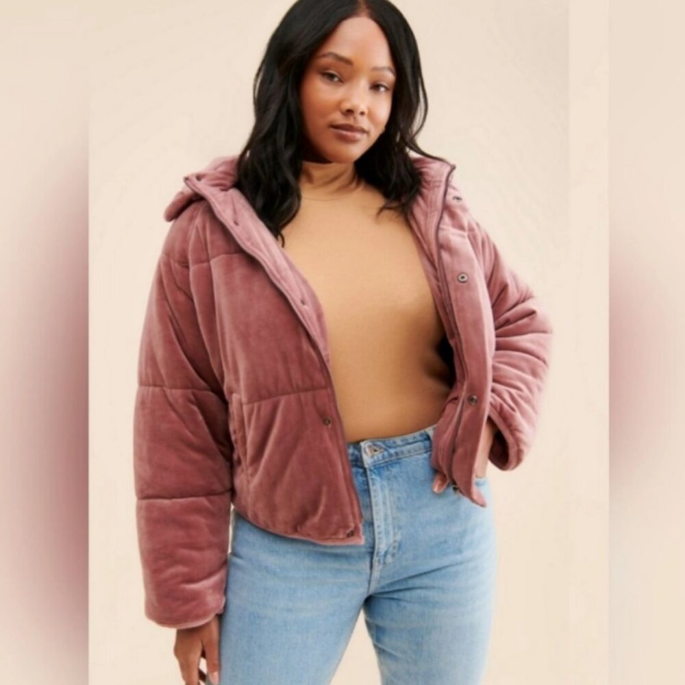 Anthropologie dRa Ceylon Hooded Puffer Jacket